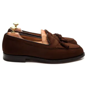 'Keats II' Brown Suede Tassel Loafer UK 8 G