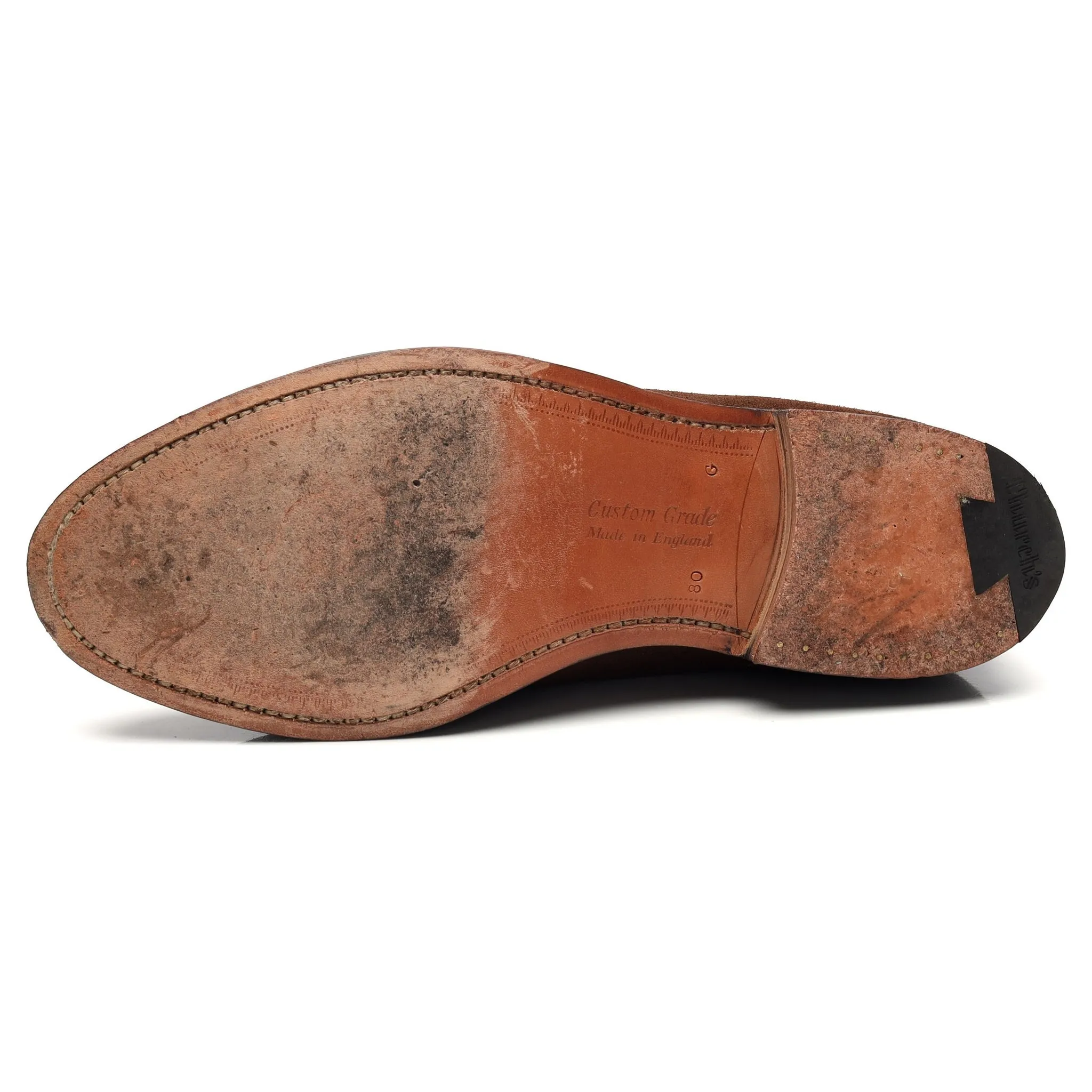 'Keats II' Brown Suede Tassel Loafer UK 8 G