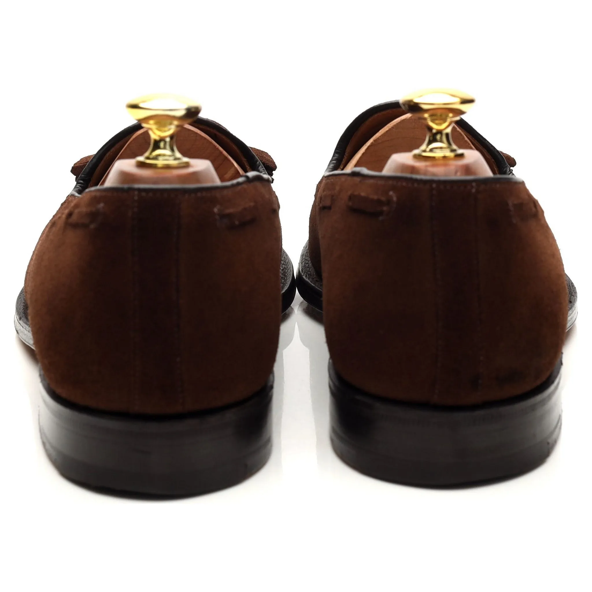 'Keats II' Brown Suede Tassel Loafer UK 8 G