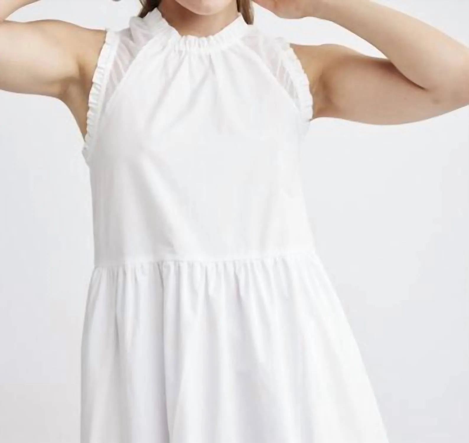 Kiera Maxi Dress In White