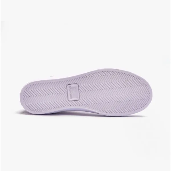 Lacoste LEROND Mens Leather Trainers White/Navy