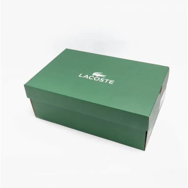 Lacoste TWIN SERVE 0721 2 Mens Leather Trainers Black