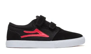 Lakai Griffin VS Kids Skate Shoes - Black/Flame