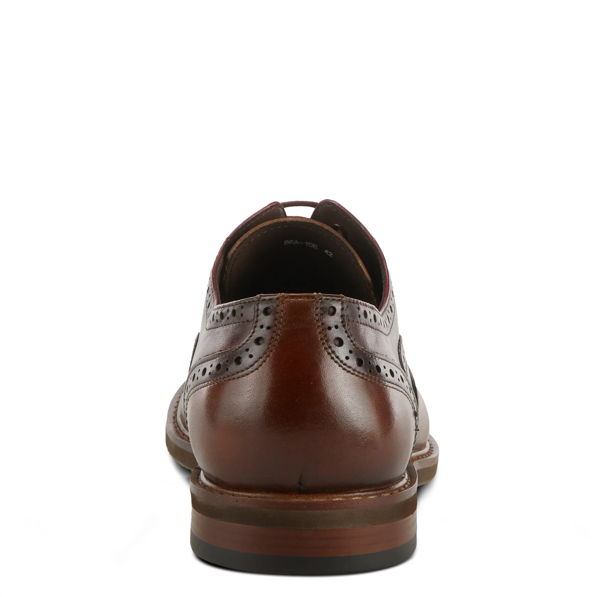 L'Artiste Niko Bordeaux Wingtip Dress Shoes