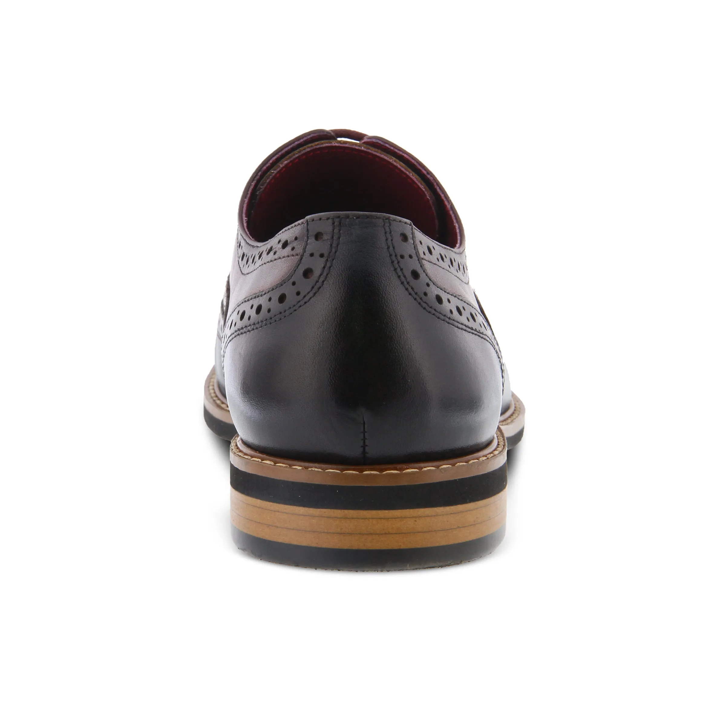 L'Artiste Niko Brown Wingtip Dress Shoes