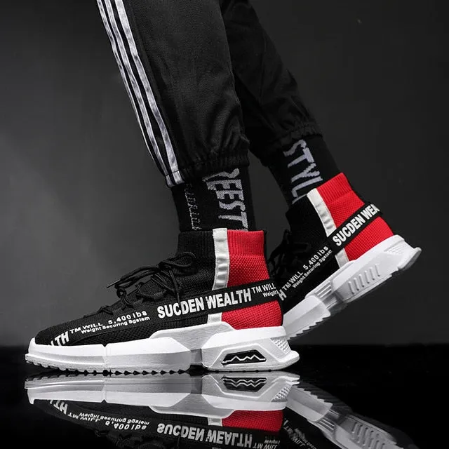 Leader Show Men Casual Shoes Comfortable Fashion Sneakers for Men Shoes Brand Outdoor Leisure Footwear Black Zapatillas Hombre