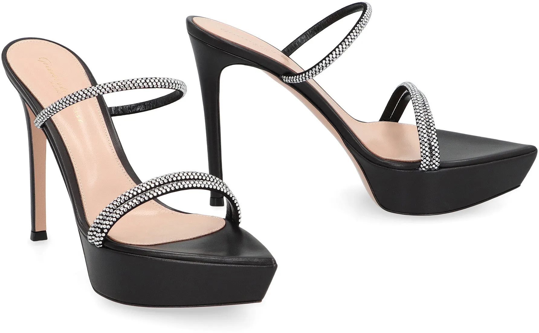 Leather mules