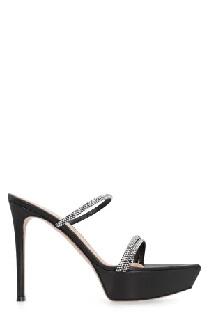 Leather mules
