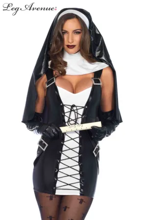 Leg Avenue Naughty Nun 3PC Costume