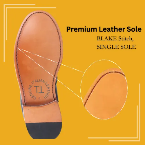 LEV Premium Loafer Crafted in Hand Patina Leather