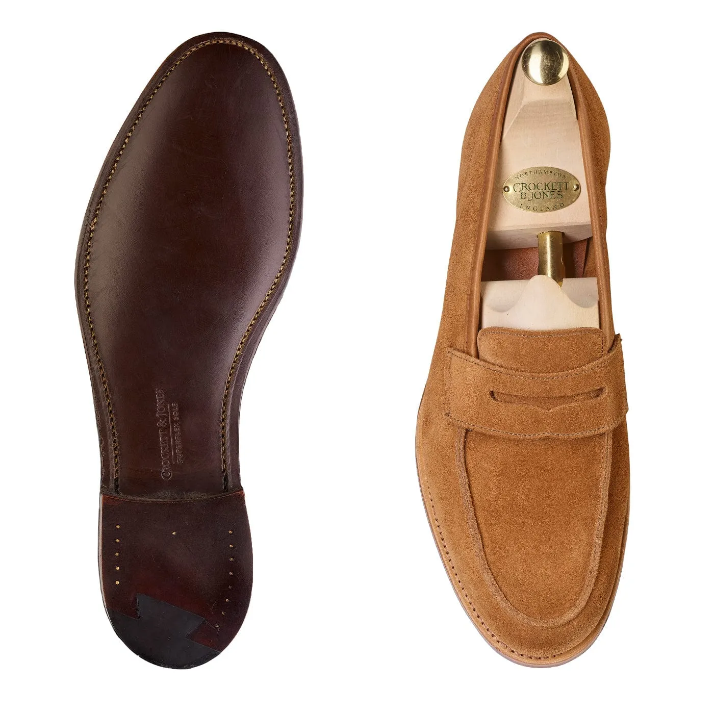 Lilou Tan Calf Suede