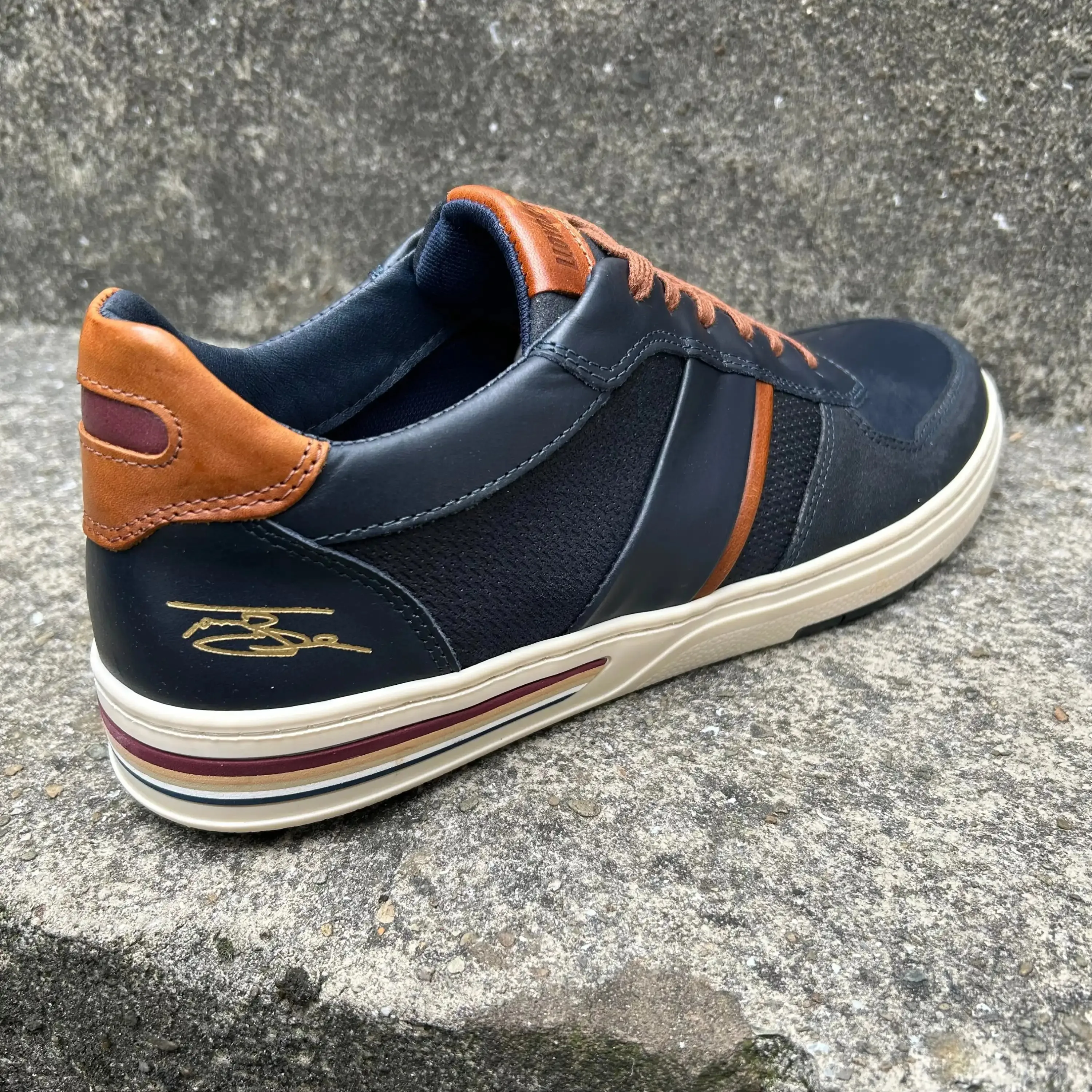 Lloyd & Pryce Mens Montoya Sneakers Storm Navy