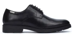 'LORCA' men's dressed ergonomic lace-up shoe - Black