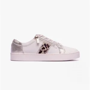 Lotus SAHARA Womens Casual Trainers White/Leopard