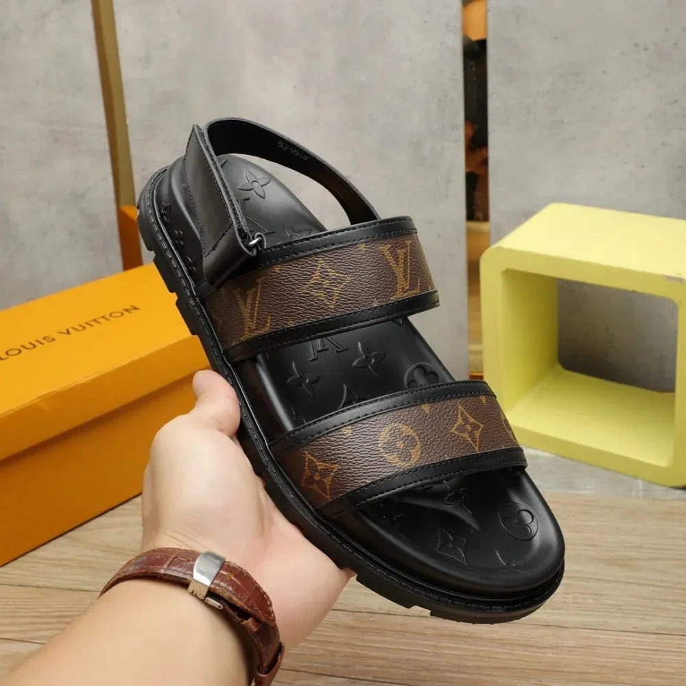 LOUIS VUITTON || LV Sunset Flat Comfort Sandal For Men