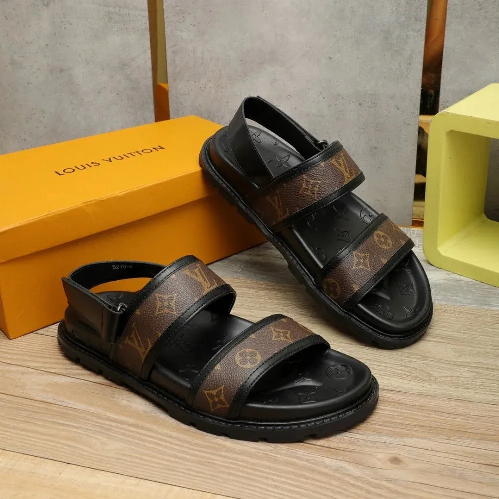LOUIS VUITTON || LV Sunset Flat Comfort Sandal For Men