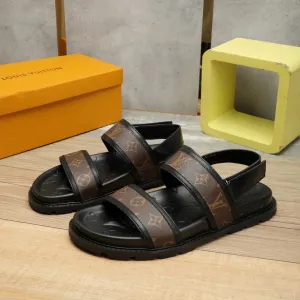 LOUIS VUITTON || LV Sunset Flat Comfort Sandal For Men