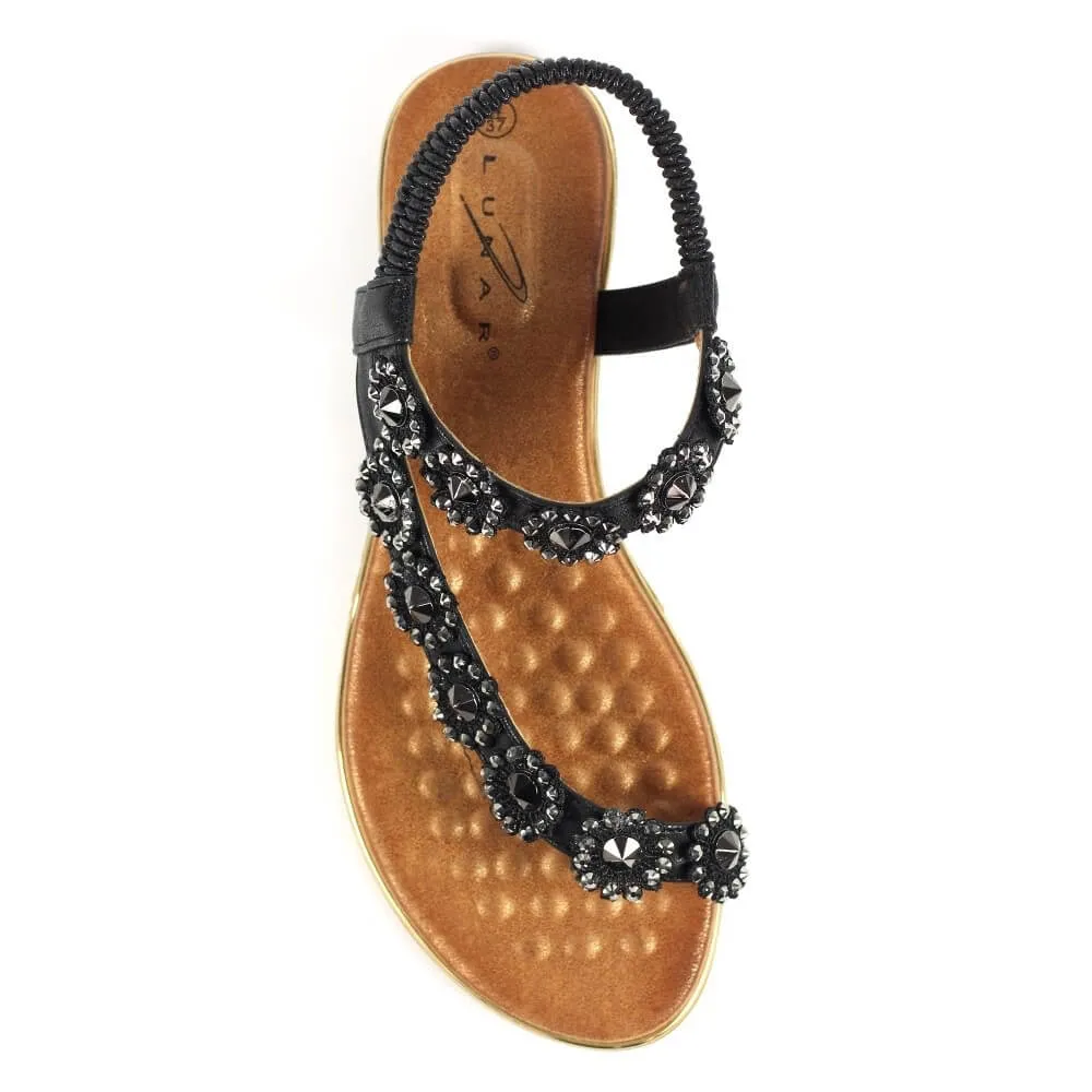 Lunar Charlotte Sandal -BLACK