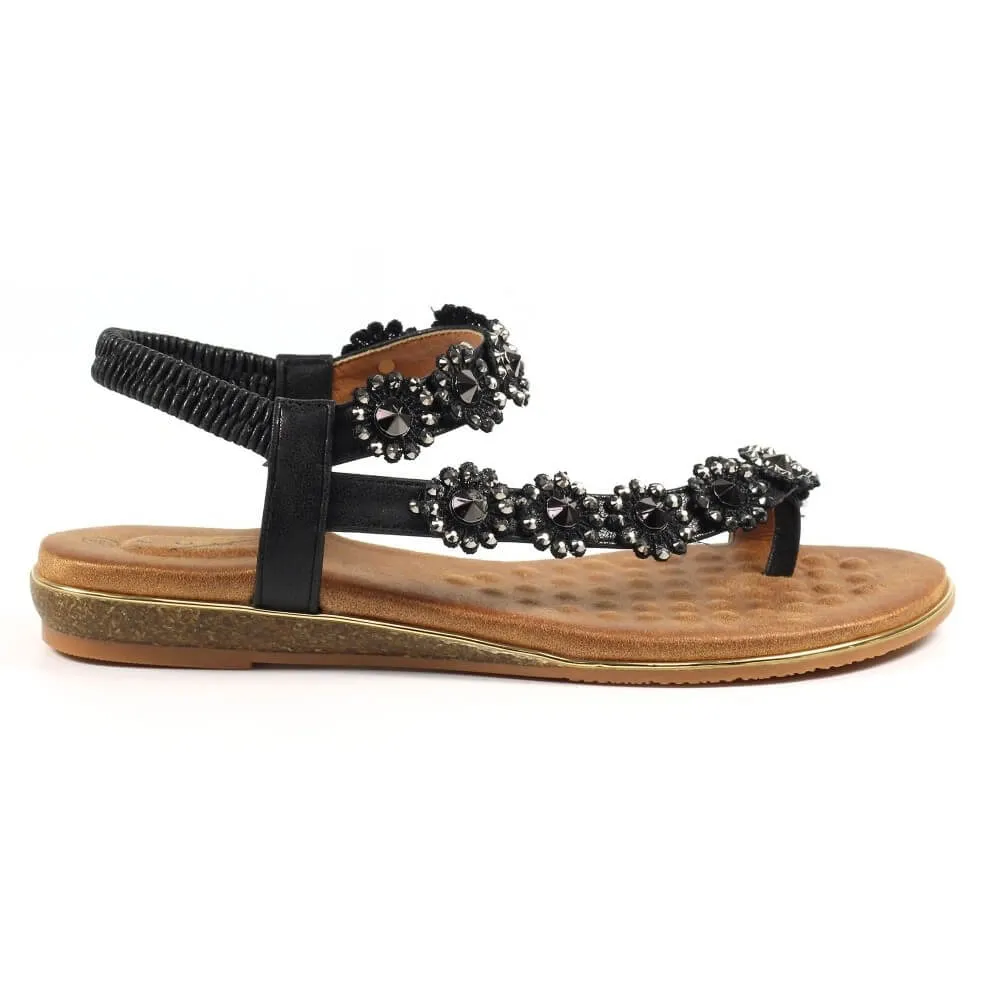 Lunar Charlotte Sandal -BLACK