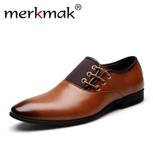 Luxury Brand Men England Trend Leather Shoes