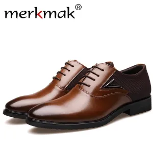 Luxury Brand Men England Trend Leather Shoes