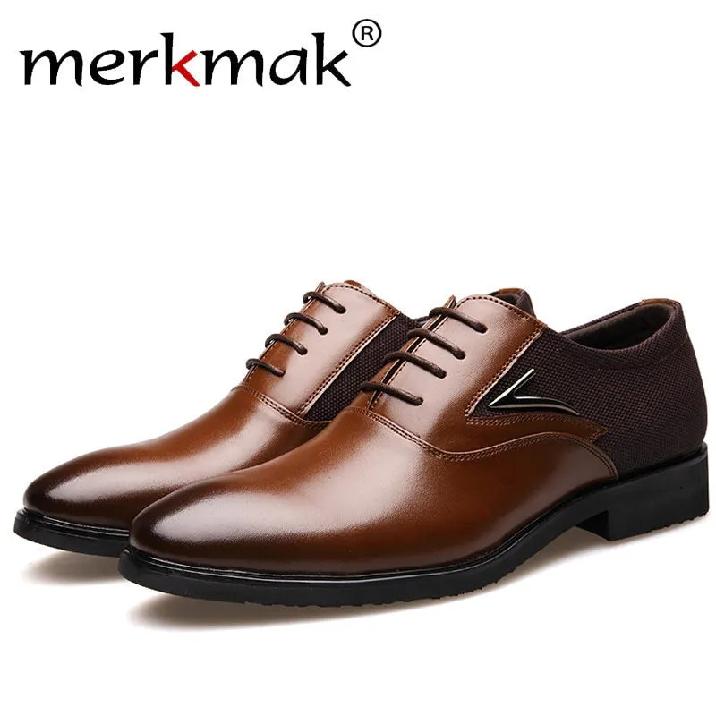 Luxury Brand Men England Trend Leather Shoes