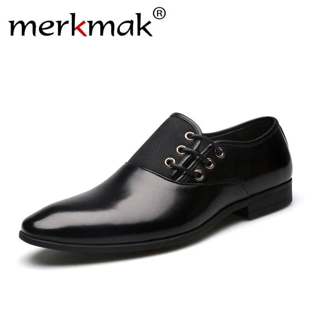 Luxury Brand Men England Trend Leather Shoes