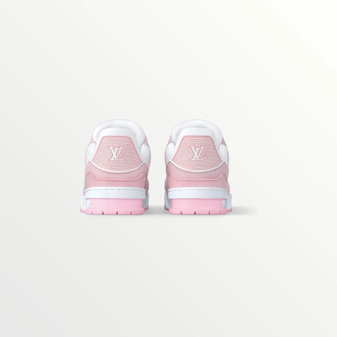 lv trainer rose sneaker
