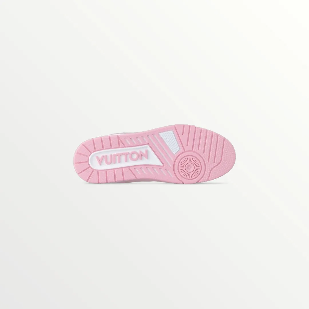 lv trainer rose sneaker