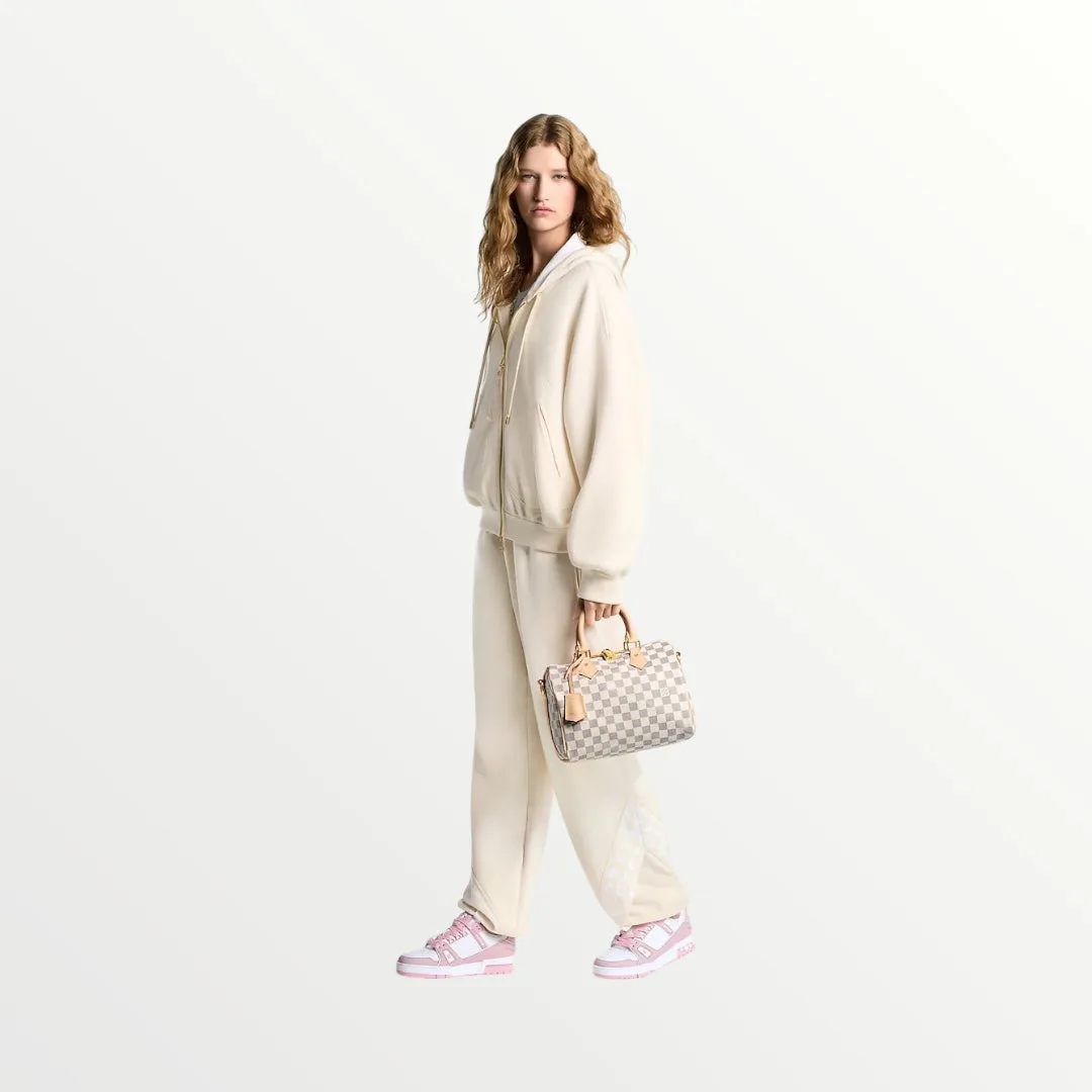 lv trainer rose sneaker