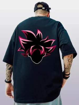 Men's Fashion Anime Print Casual Short Sleeve T-Shirt