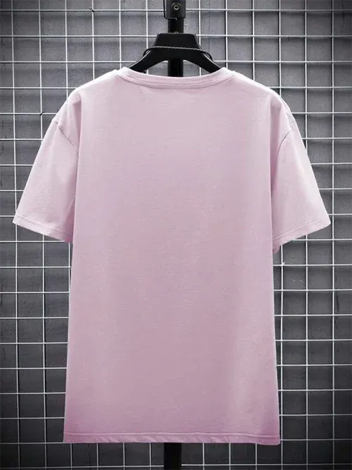 Men's Fashion Bear Print Casual Short Sleeve T-Shirt