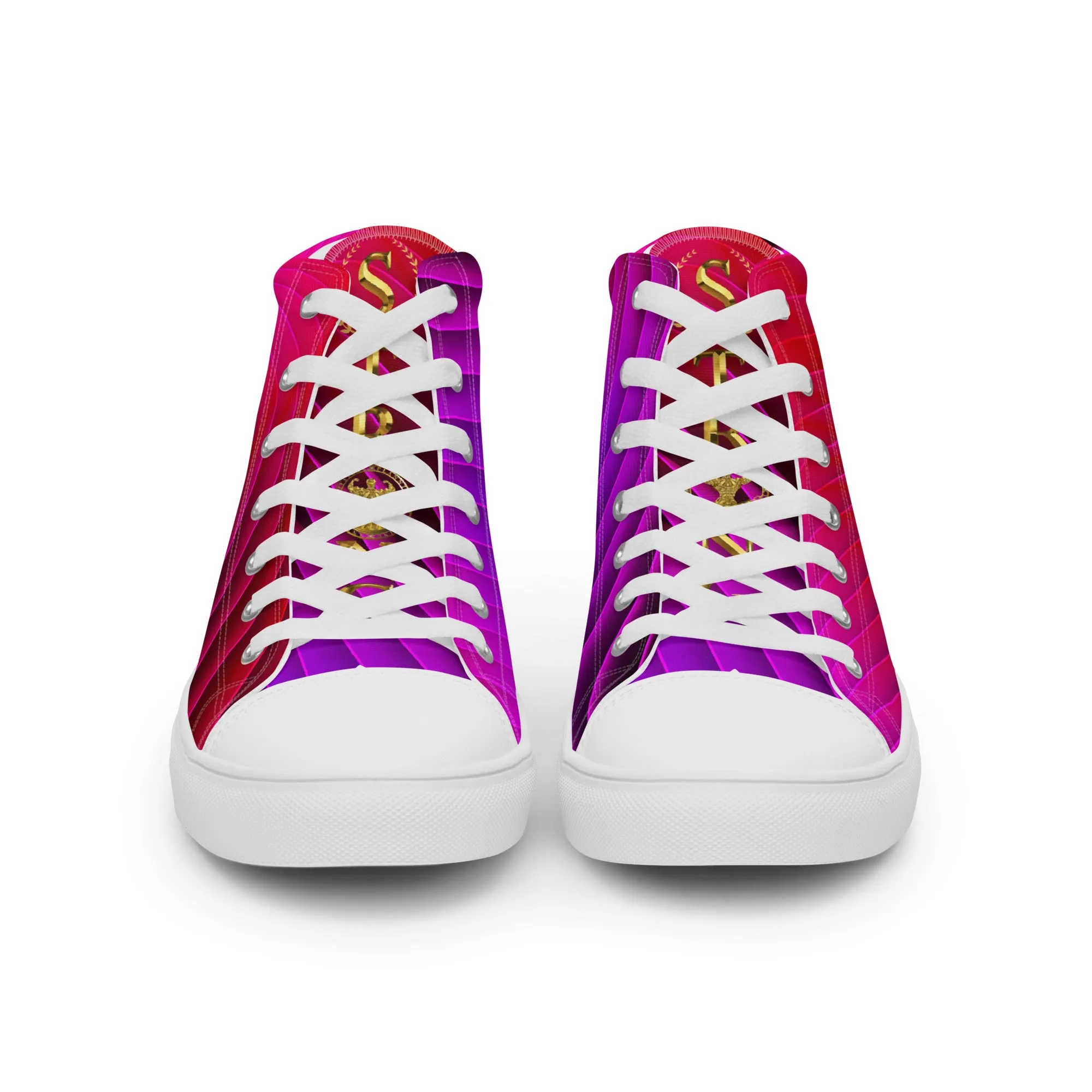 Men’s high top canvas shoes