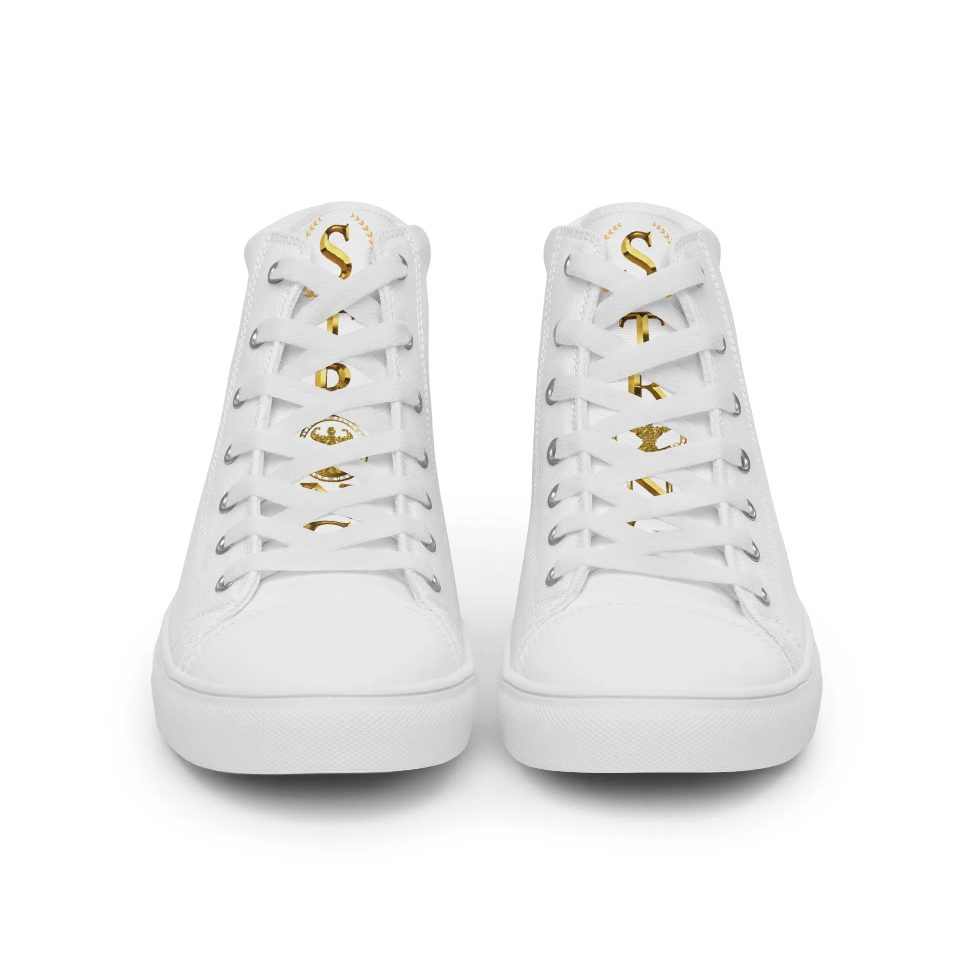Men’s high top canvas shoes