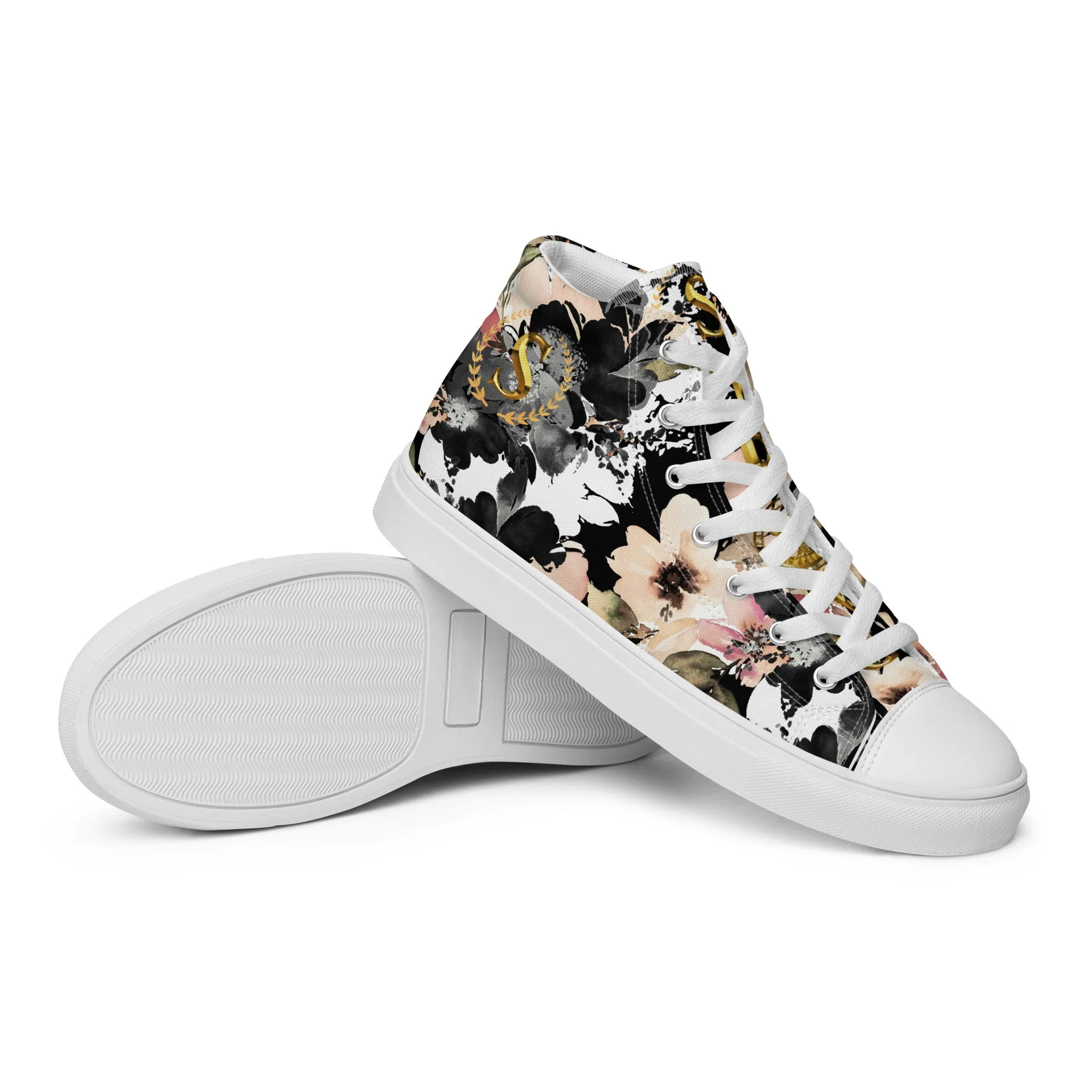 Men’s high top canvas shoes