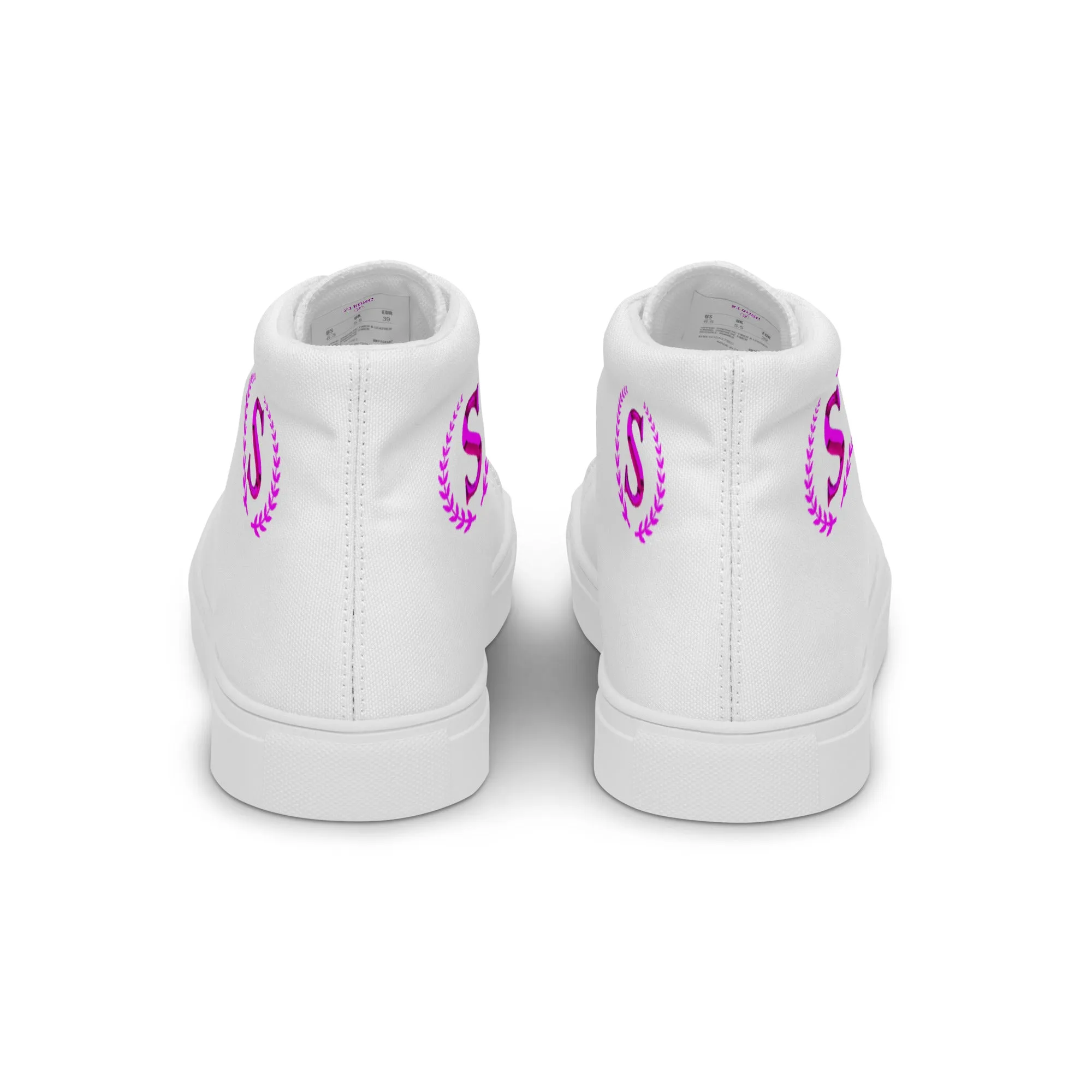 Men’s high top canvas shoes