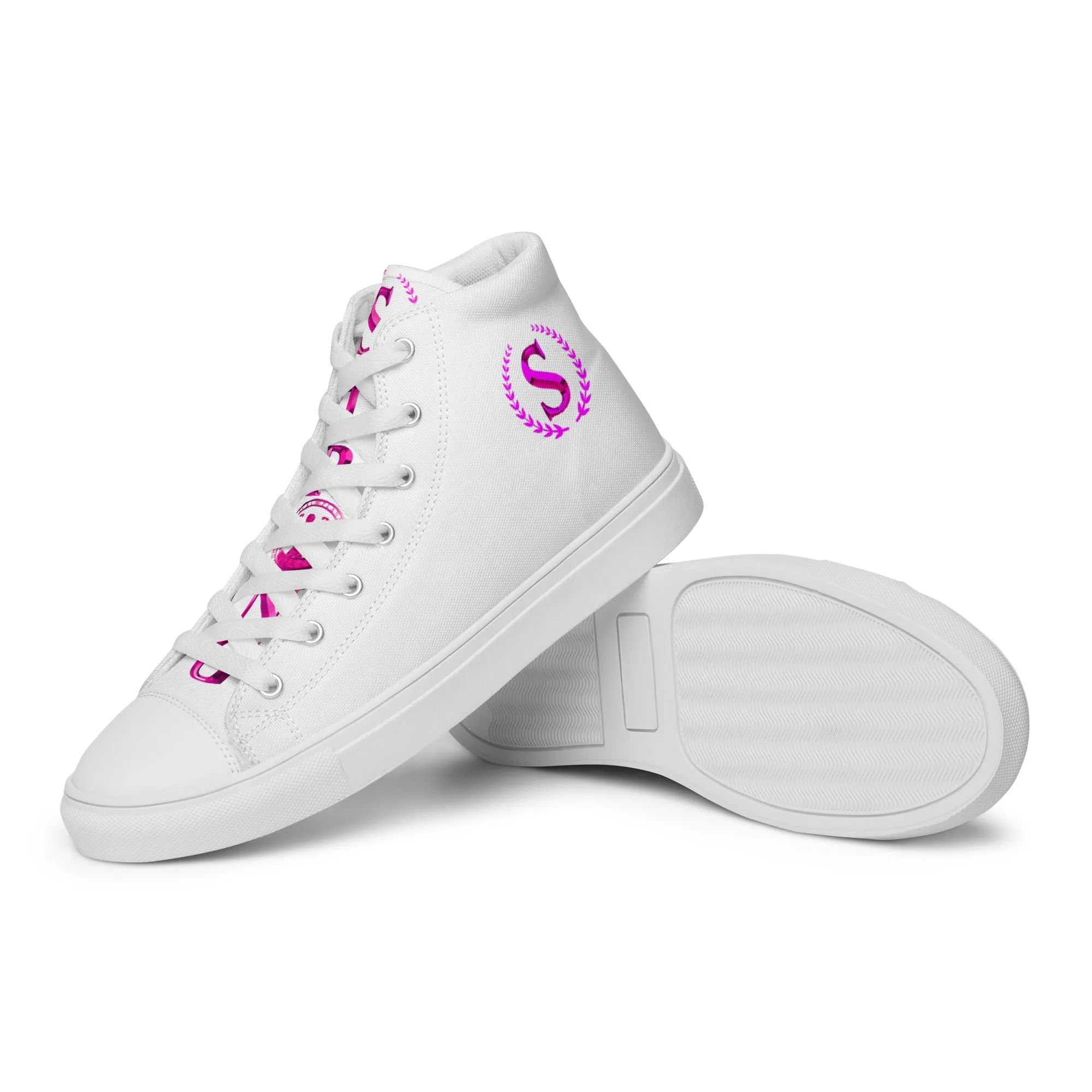 Men’s high top canvas shoes