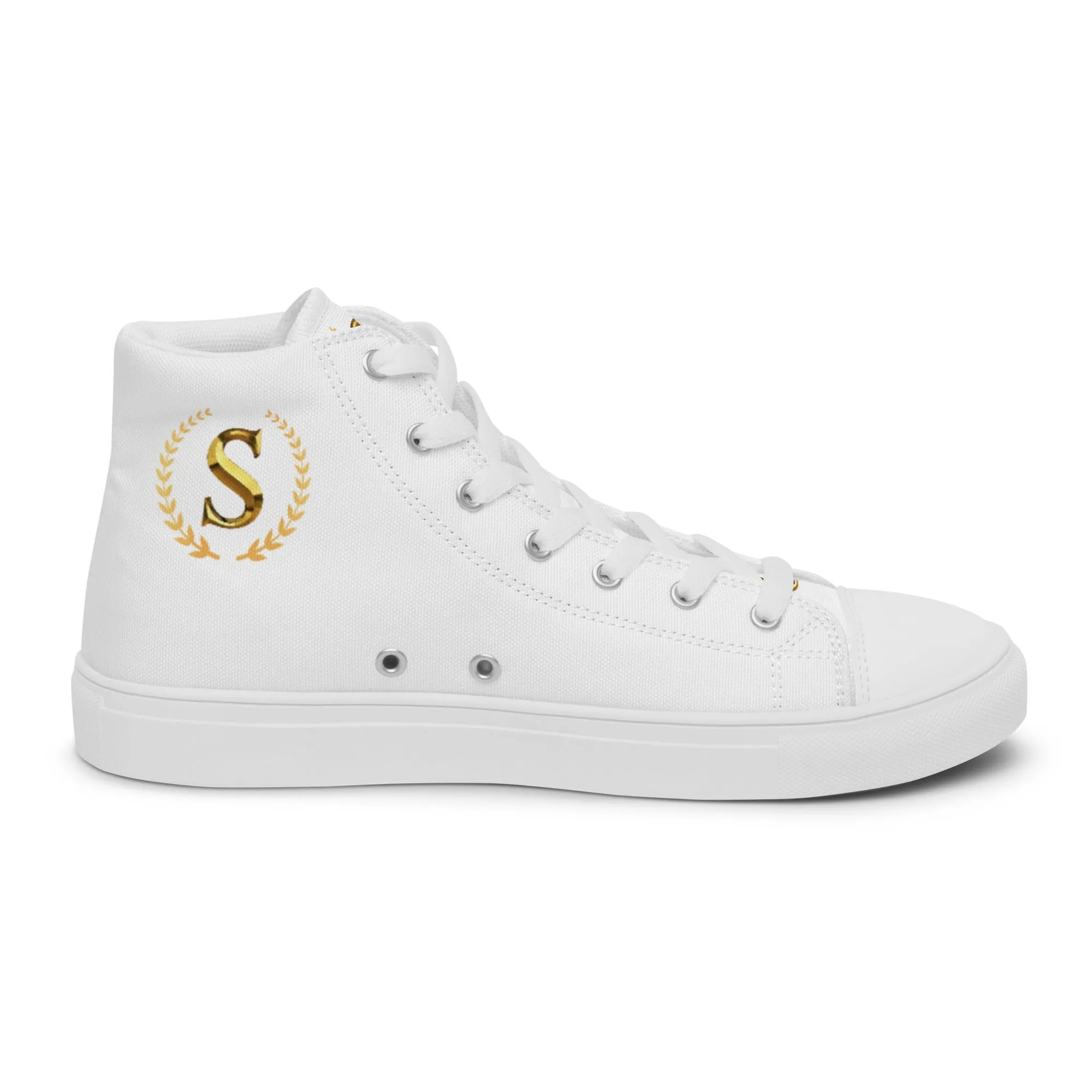 Men’s high top canvas shoes