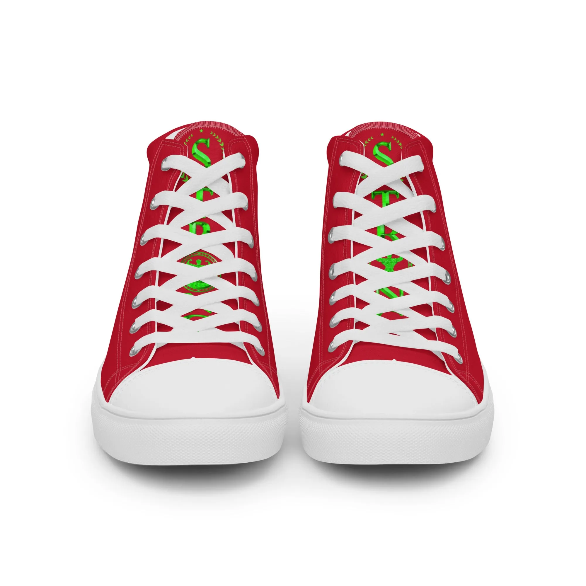 Men’s high top canvas shoes