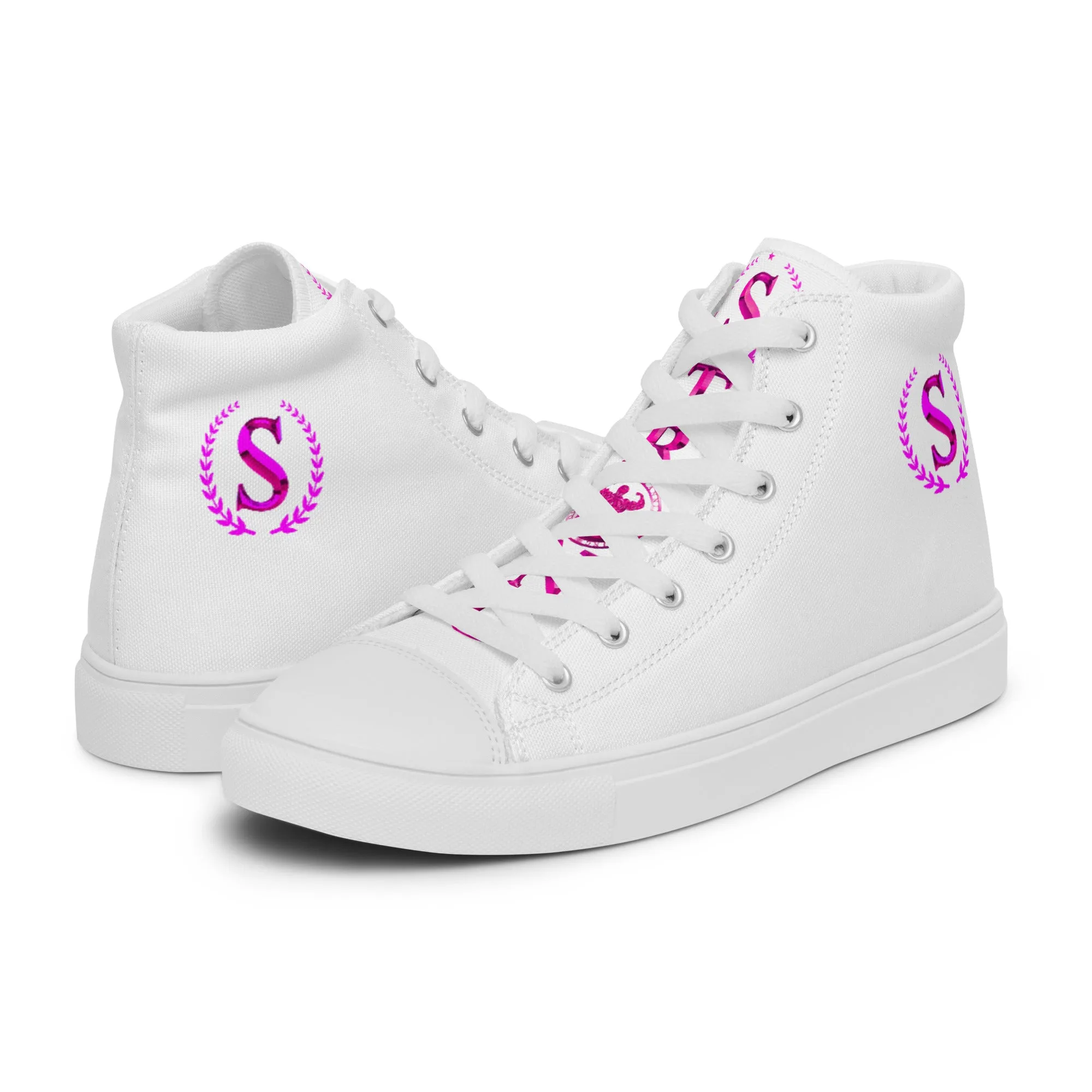 Men’s high top canvas shoes