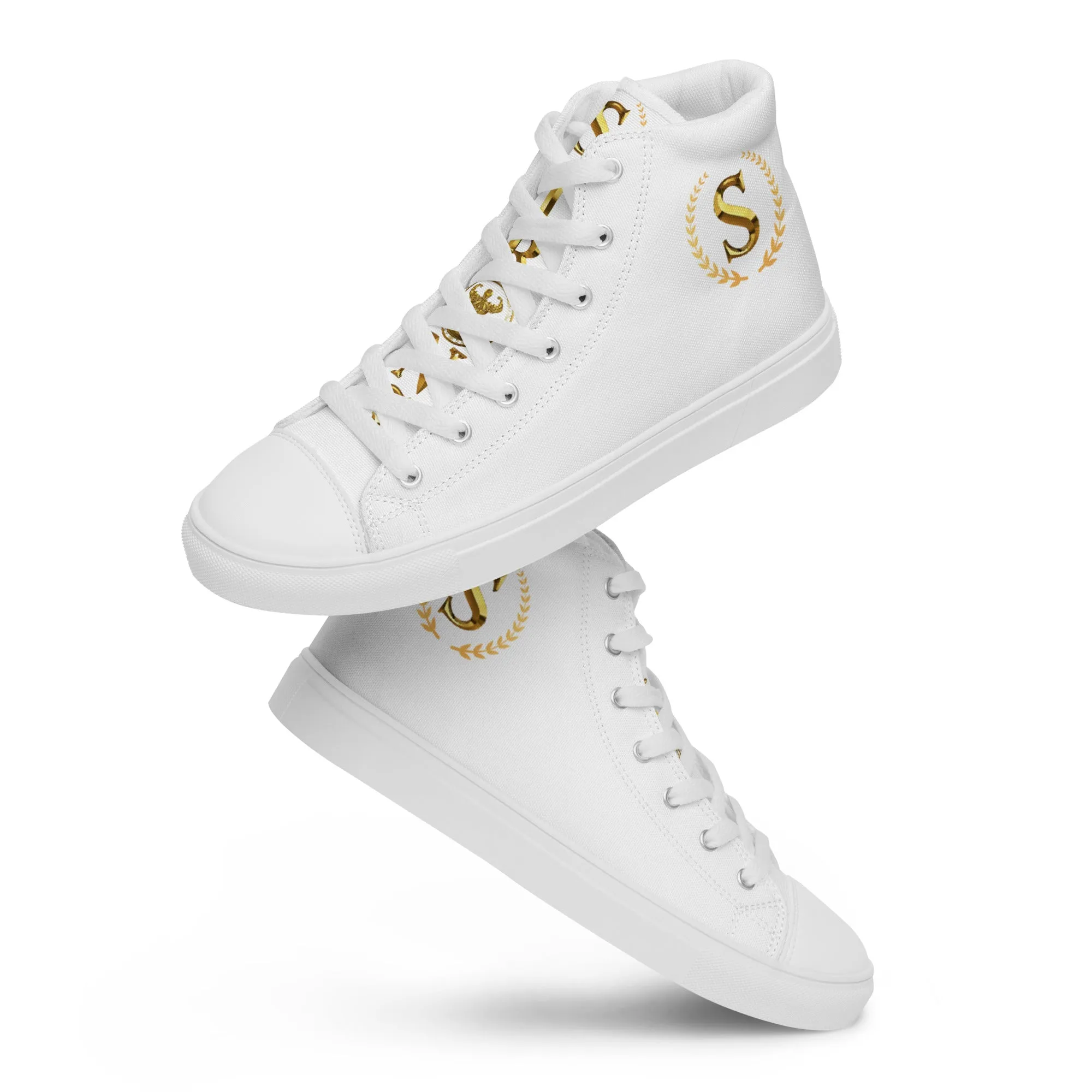 Men’s high top canvas shoes