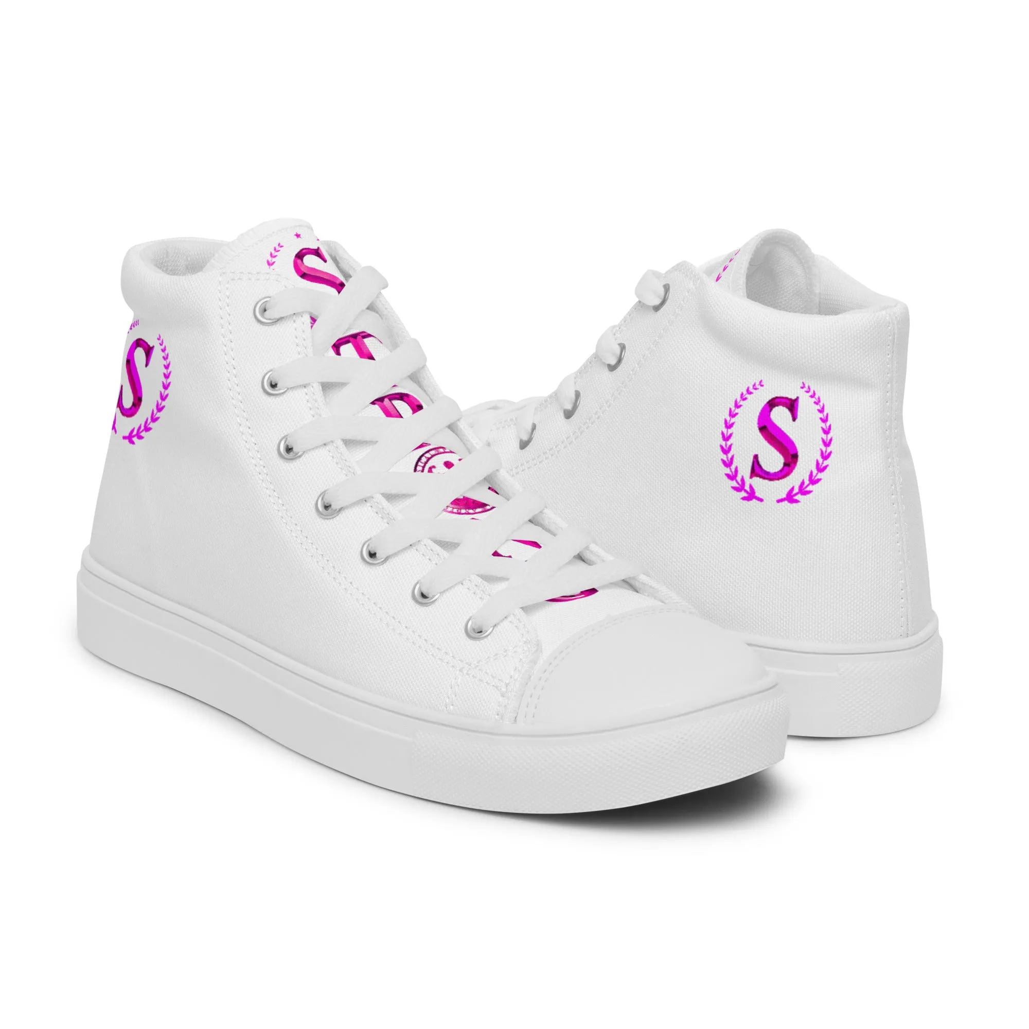 Men’s high top canvas shoes