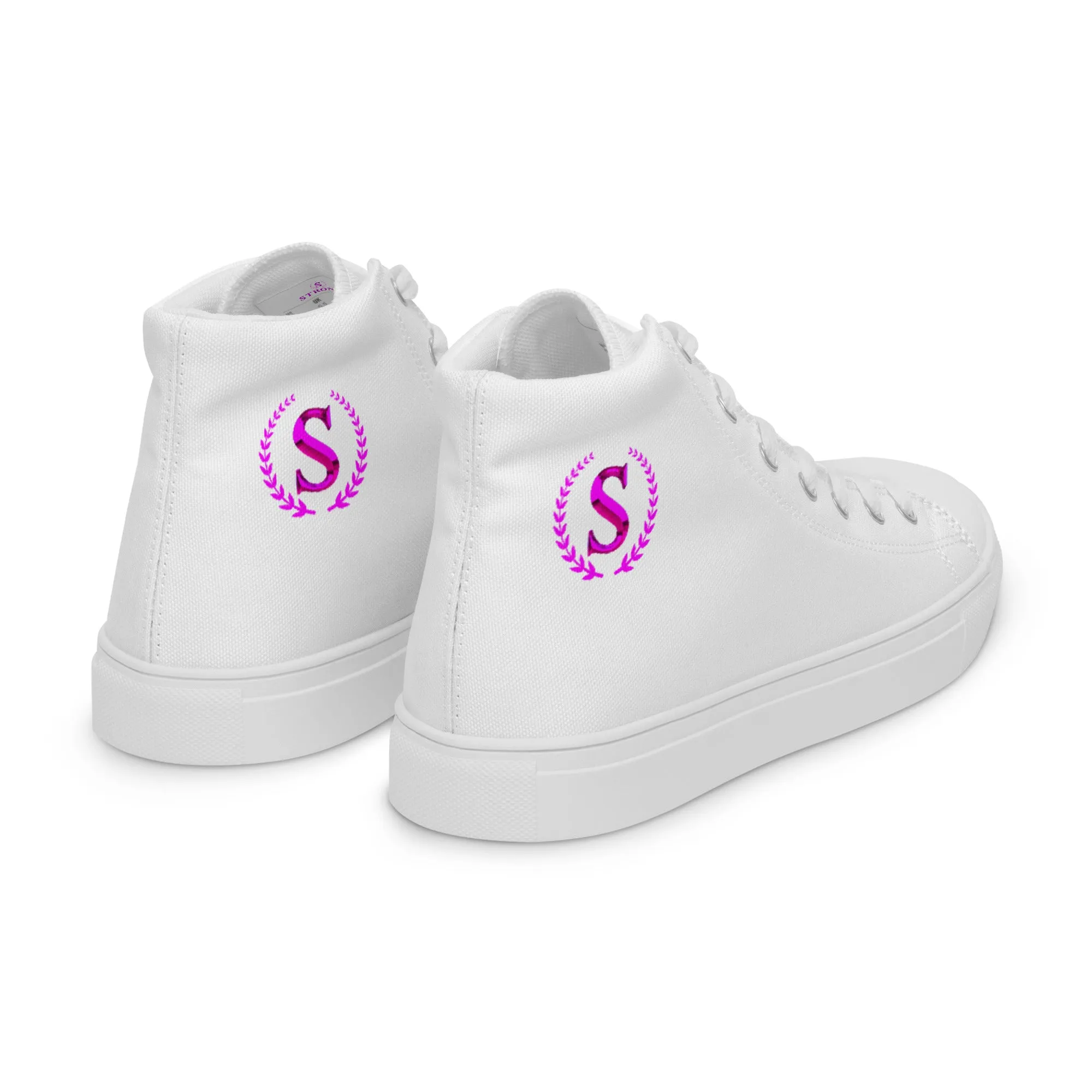 Men’s high top canvas shoes