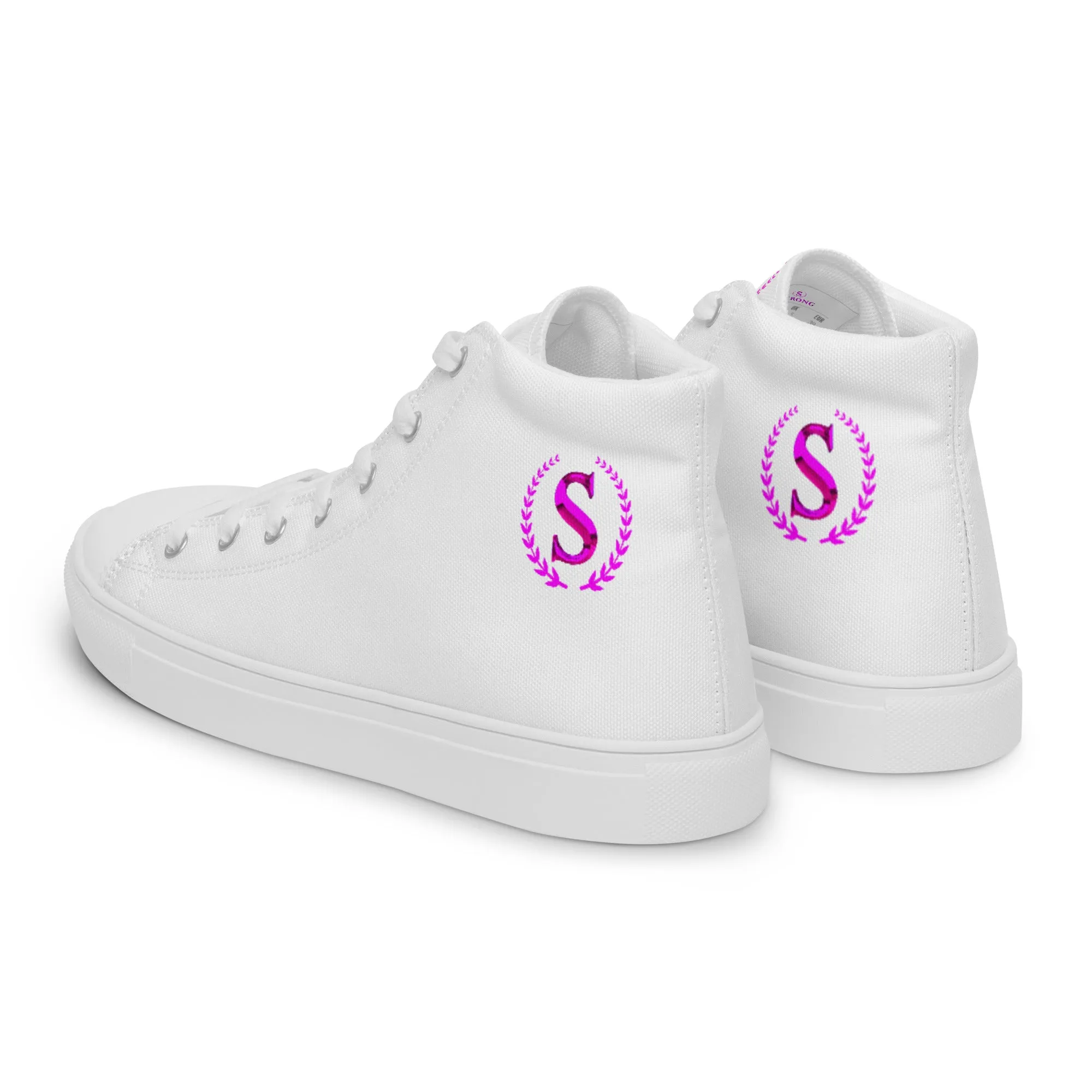 Men’s high top canvas shoes