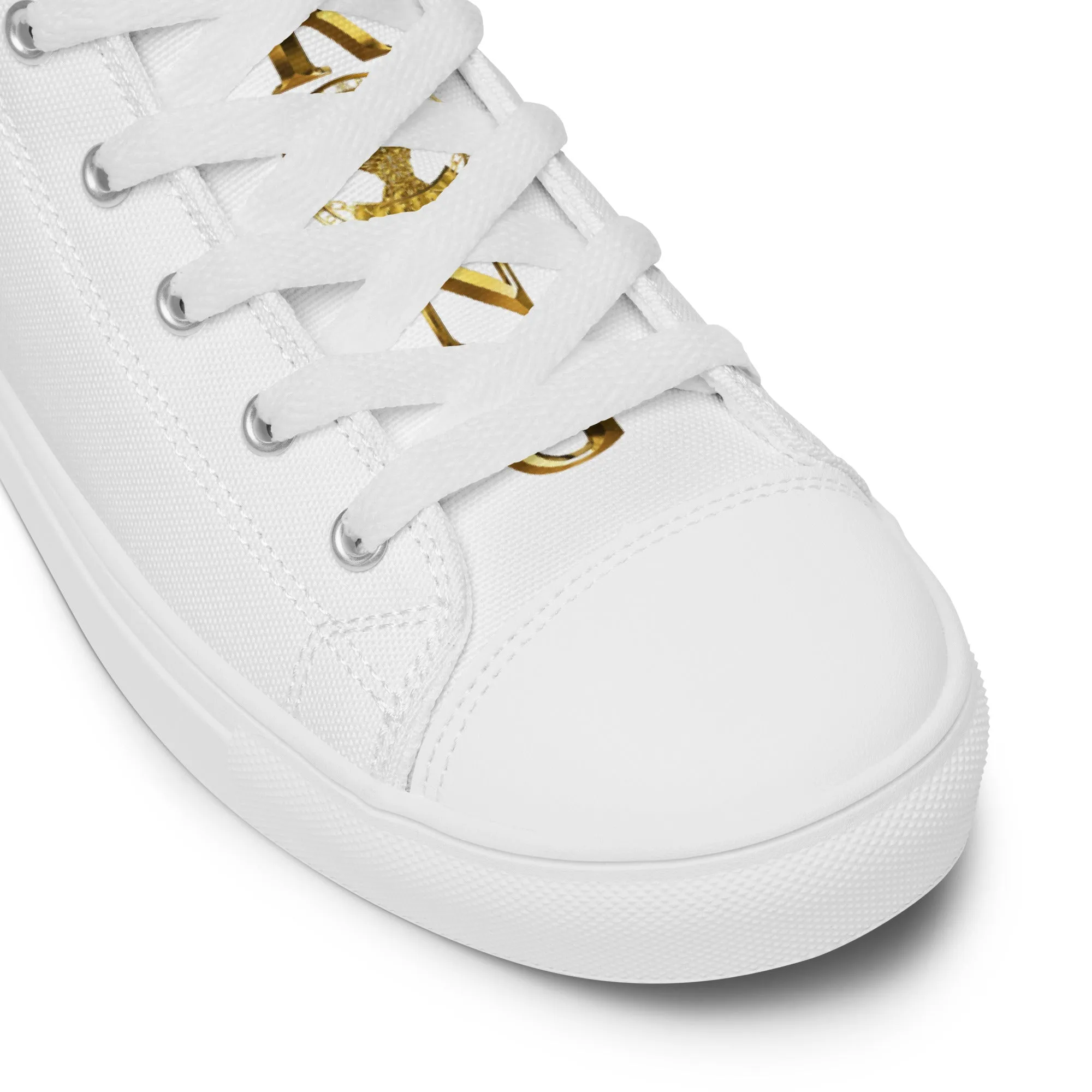Men’s high top canvas shoes