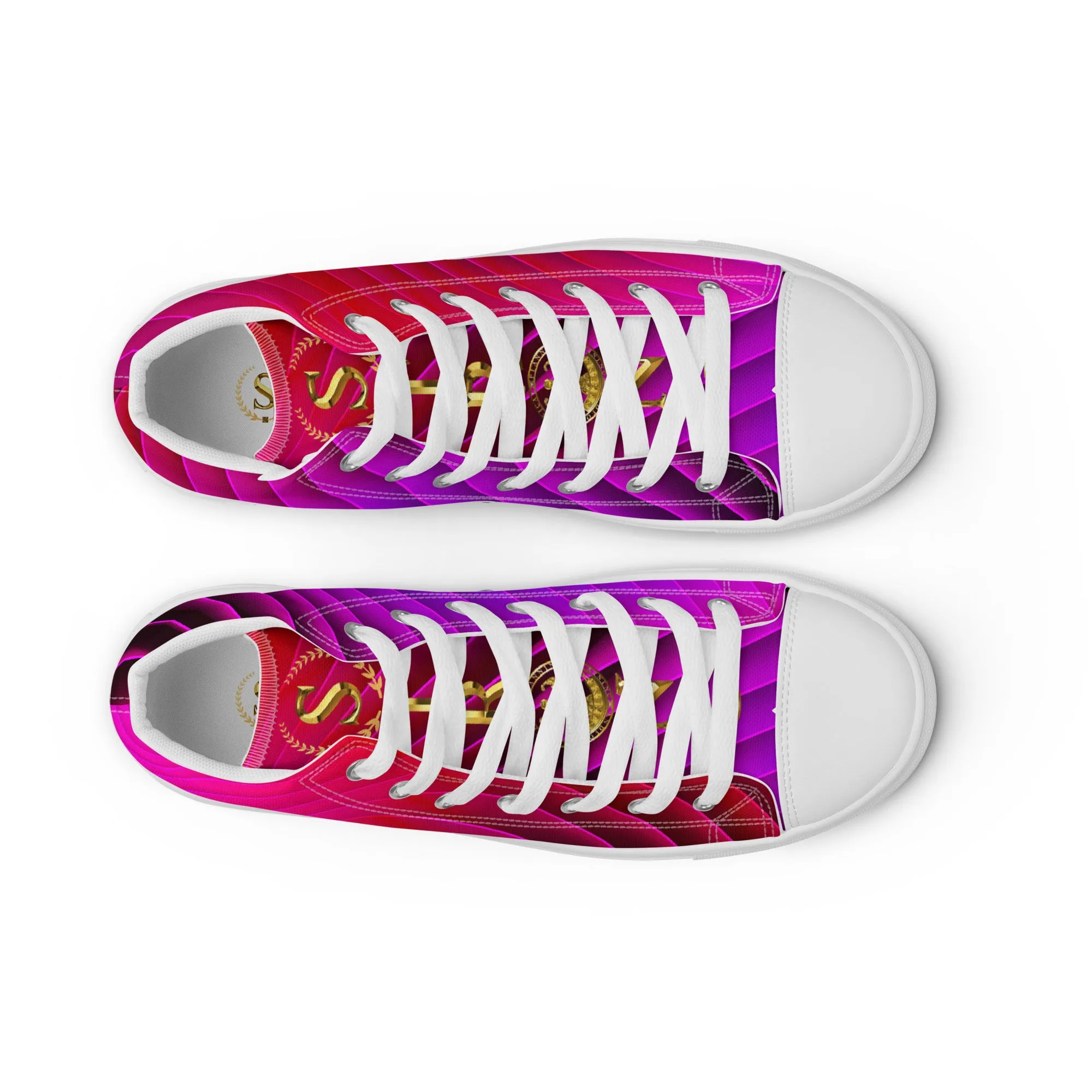 Men’s high top canvas shoes