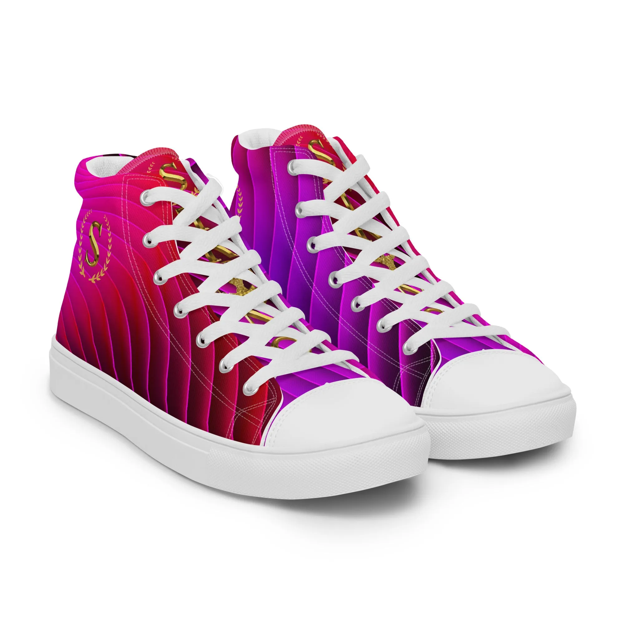 Men’s high top canvas shoes