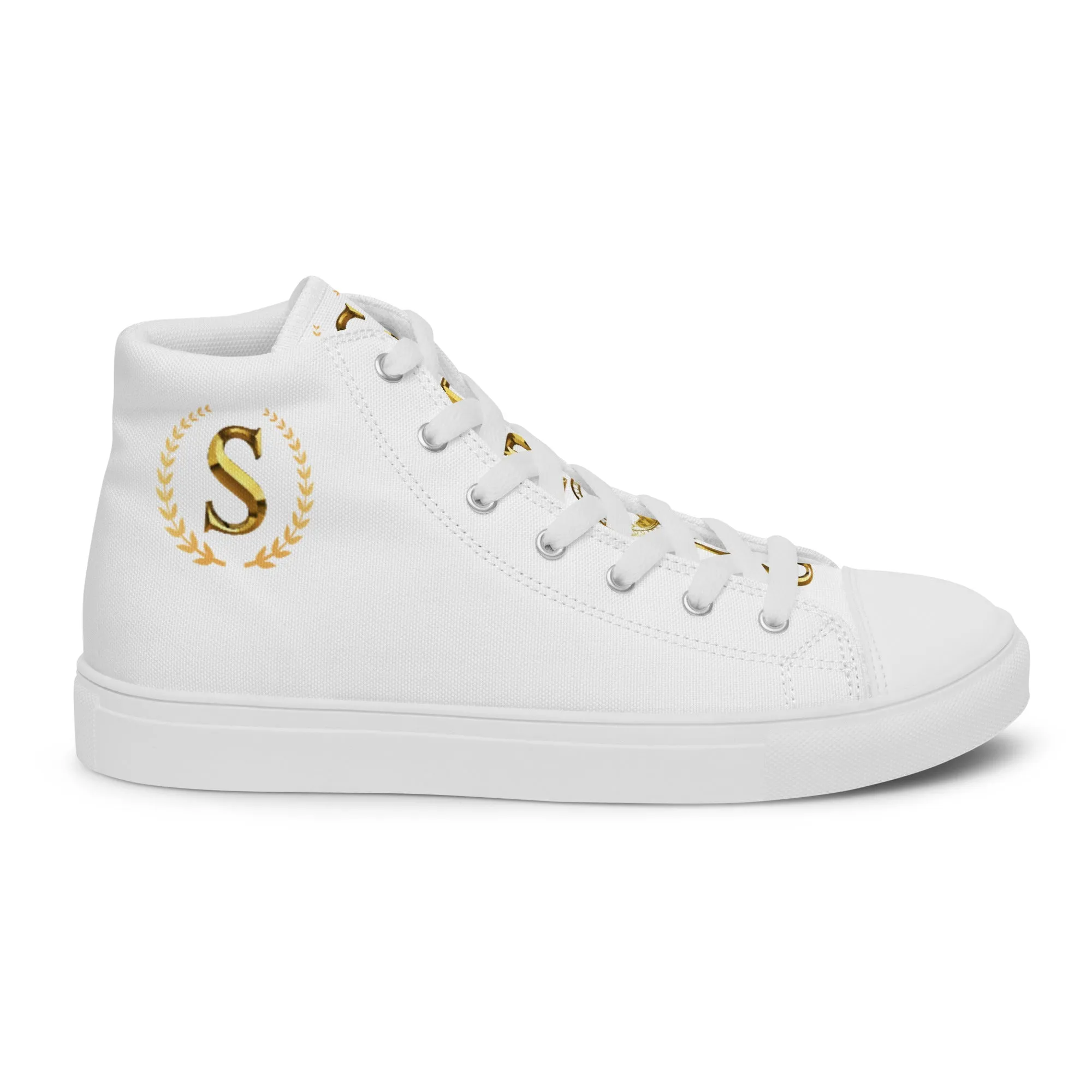 Men’s high top canvas shoes