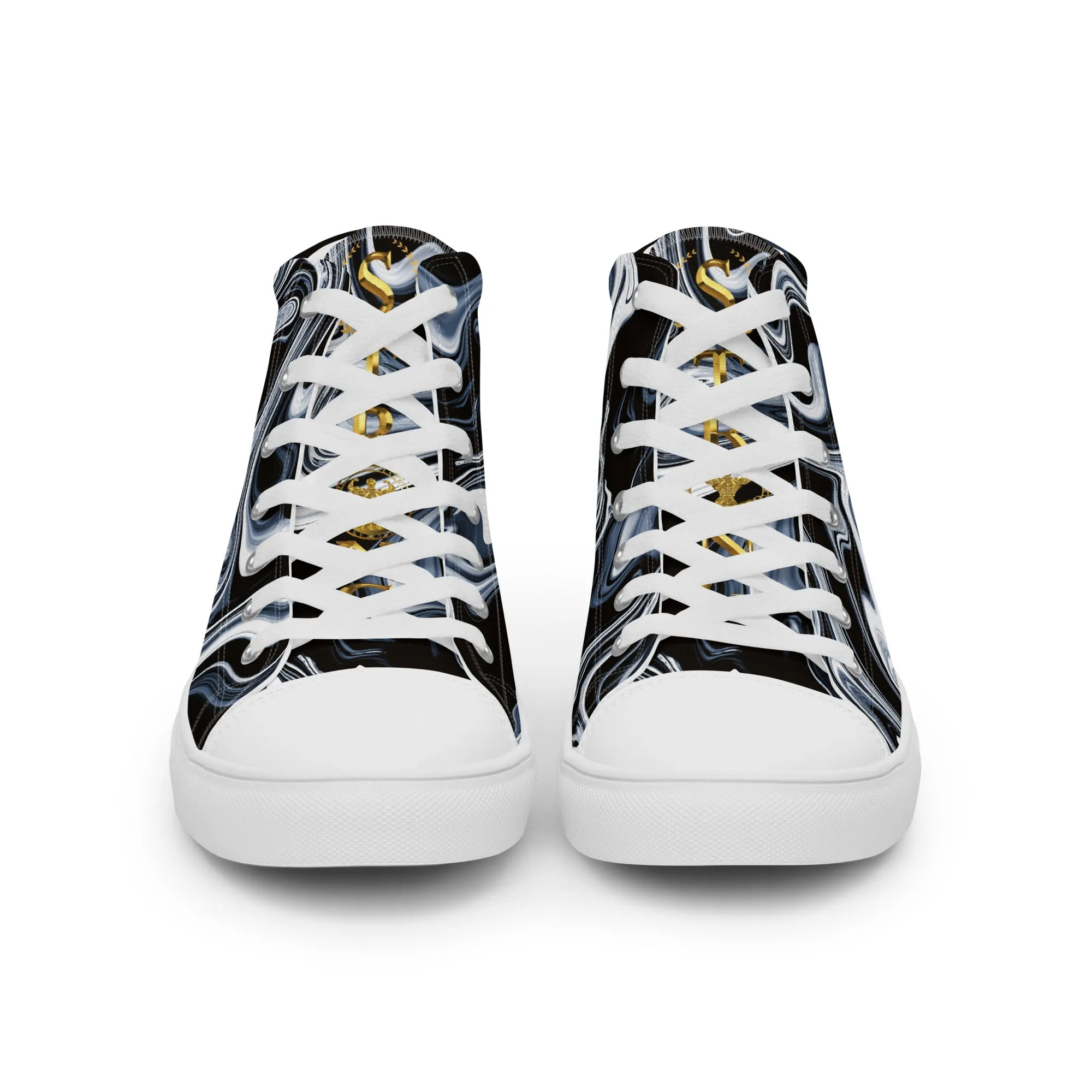 Men’s high top canvas shoes