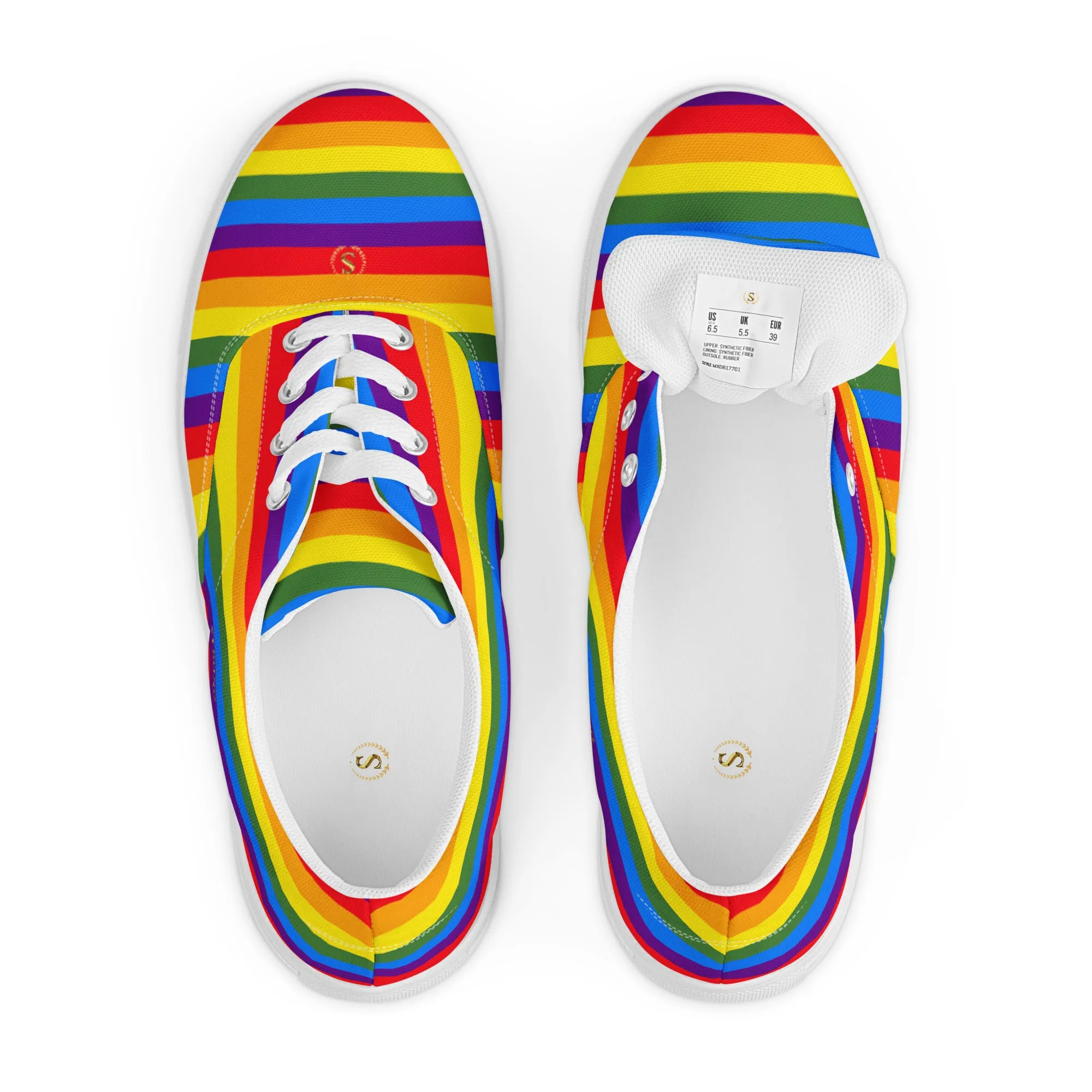Men’s lace-up canvas shoes